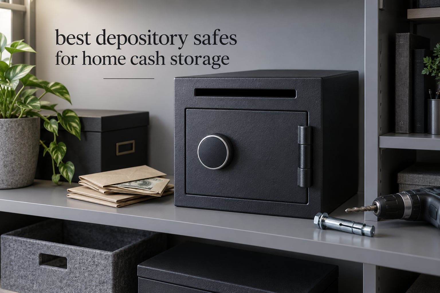best depository safes for home cash storage