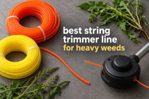 best string trimmer line for heavy weeds