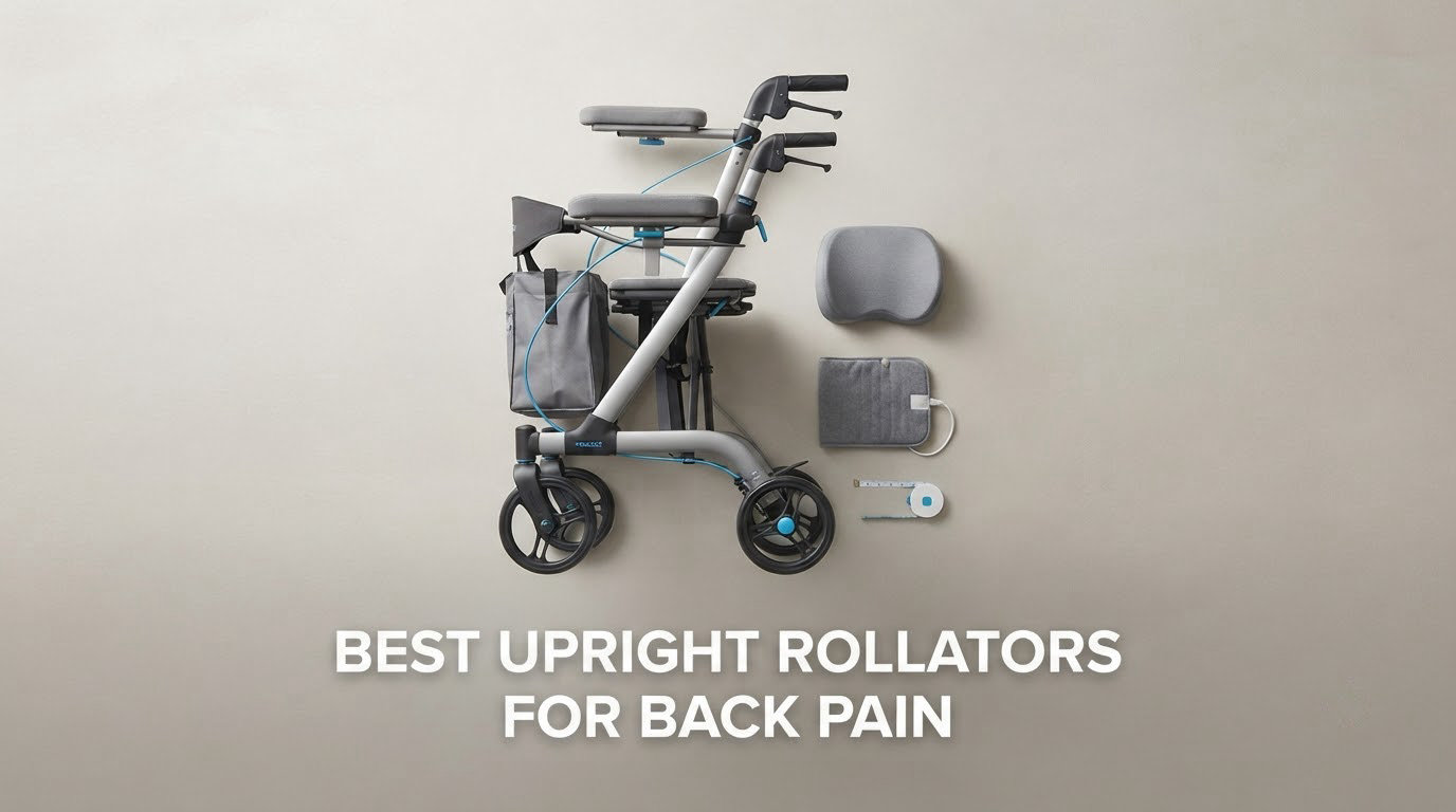 best upright rollators for back pain