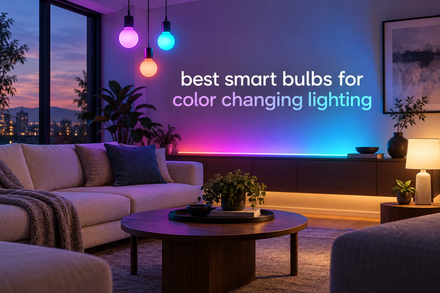 best smart bulbs for color changing lighting