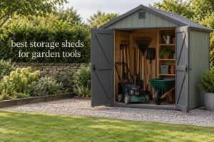 best storage sheds for garden tools