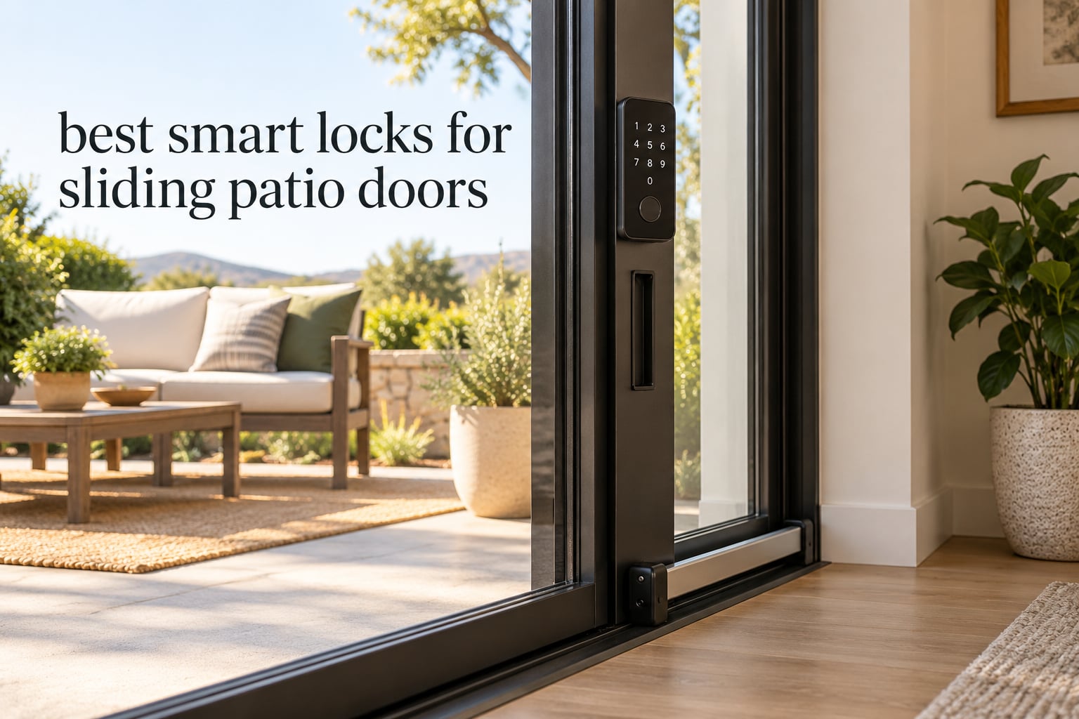 best smart locks for sliding patio doors