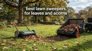 best lawn sweepers for leaves and acorns